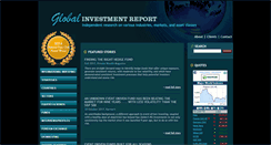 Desktop Screenshot of globalinvestmentreport.net