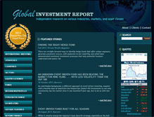 Tablet Screenshot of globalinvestmentreport.net